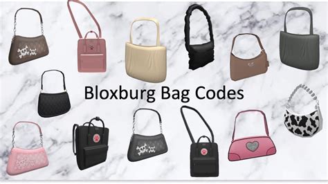 bloxburg bag codes|bloxburg uniform outfit codes.